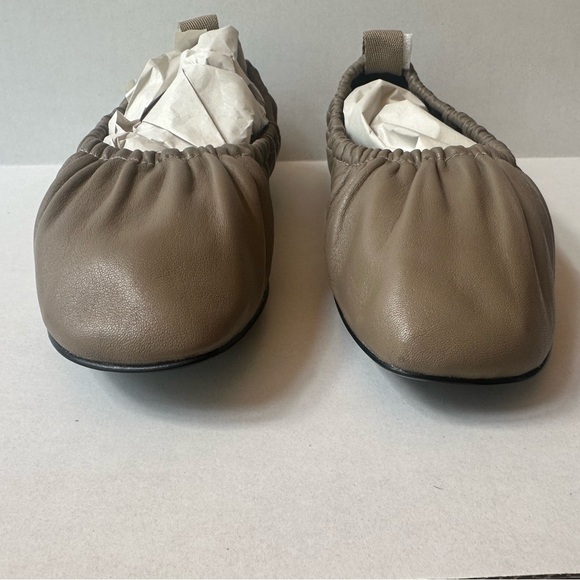 Rag & Bone “Elly” Taupe Leather Ballet Flats Size 38/ US Size 8 New! - Picture 4 of 12